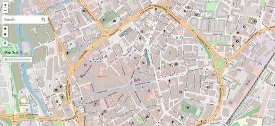 Drawing a rectangle on the map