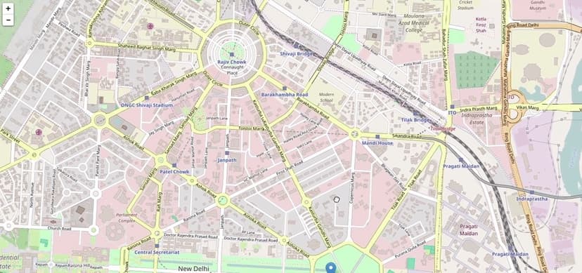 Map navigation demo